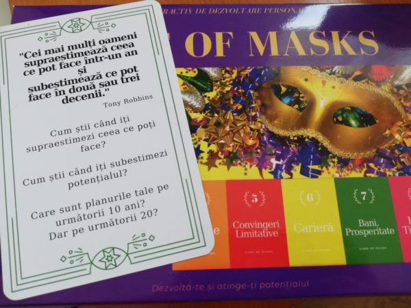 Game of Masks – Jocul Măștilor - un instrument de autocunoaștere, relaționare și conectare autentică - imagine 7