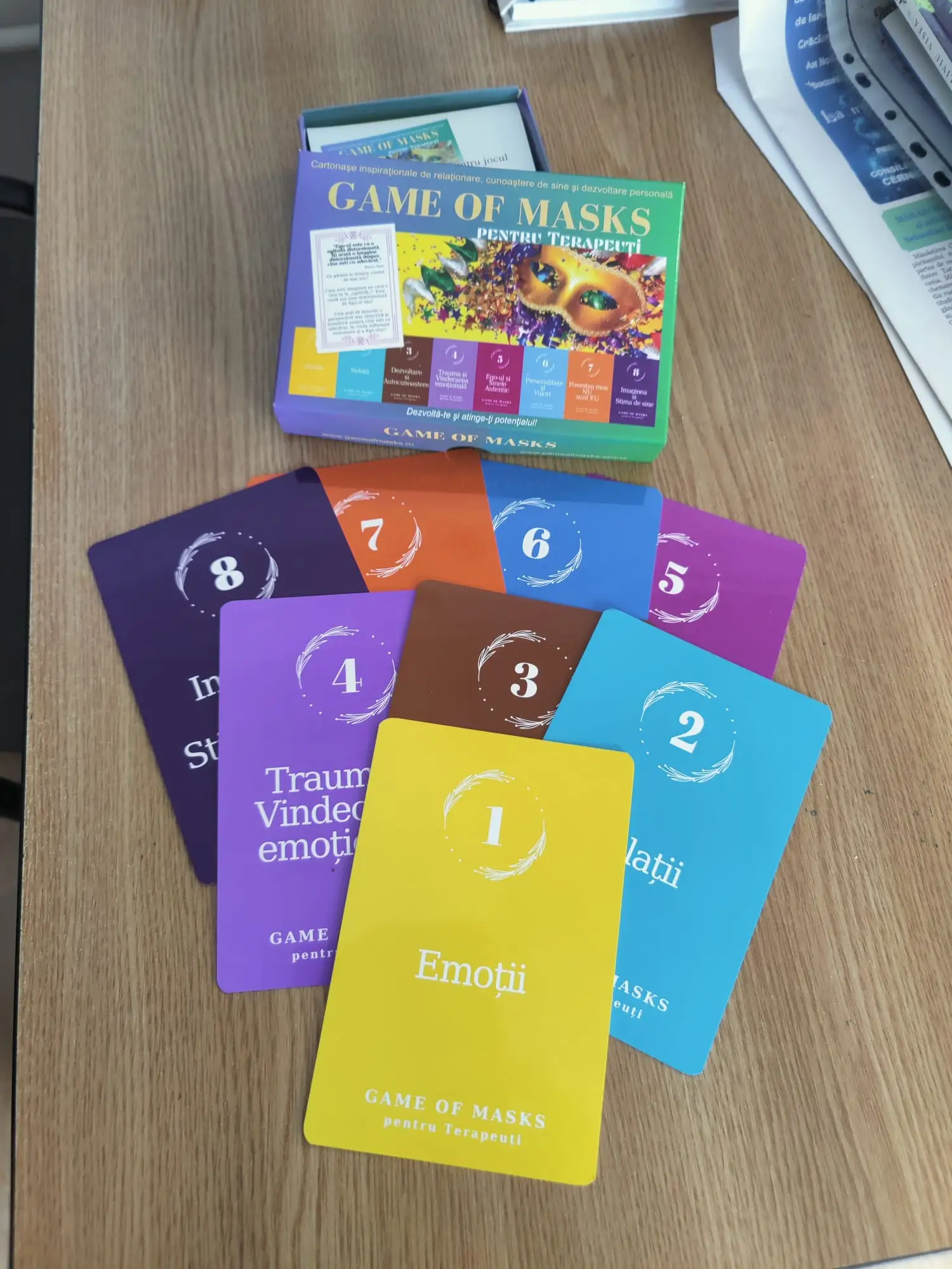 Game of Masks pentru Terapeuți