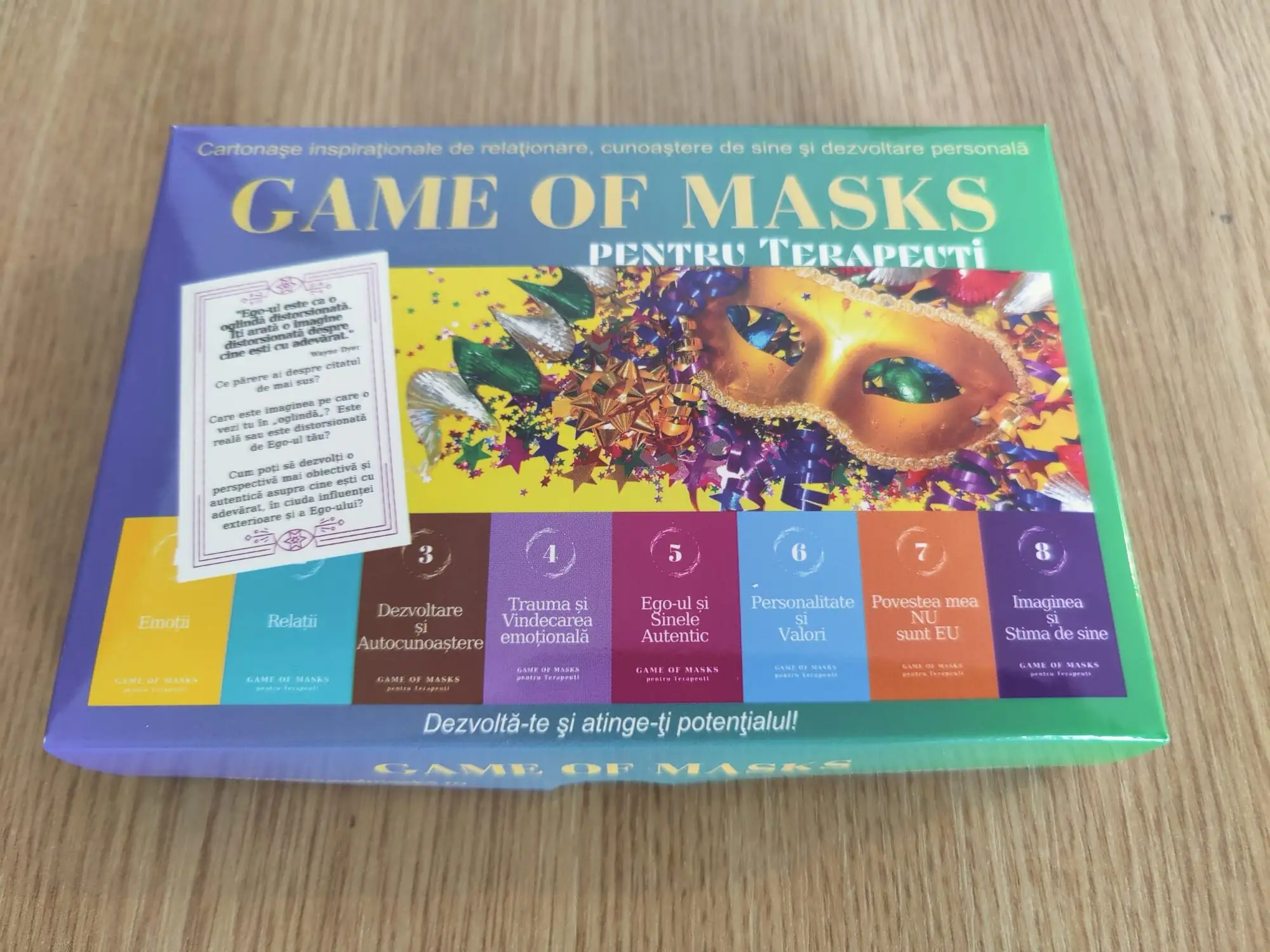 Game of Masks pentru Terapeuți