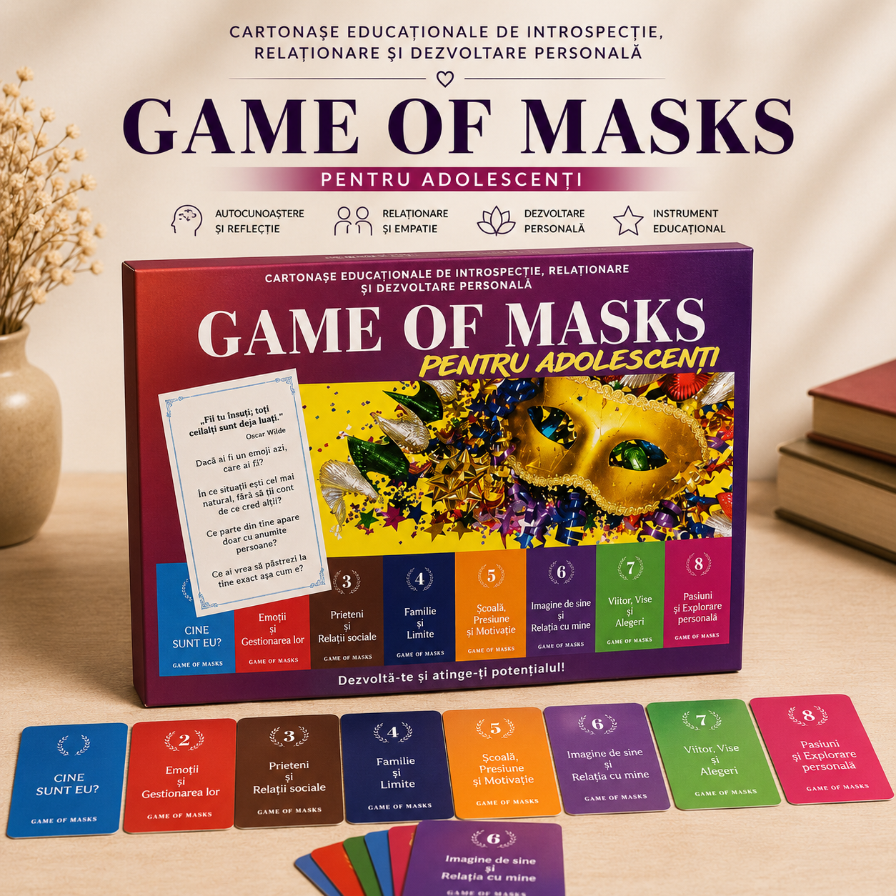 Game of Masks Adolescenți – set nou